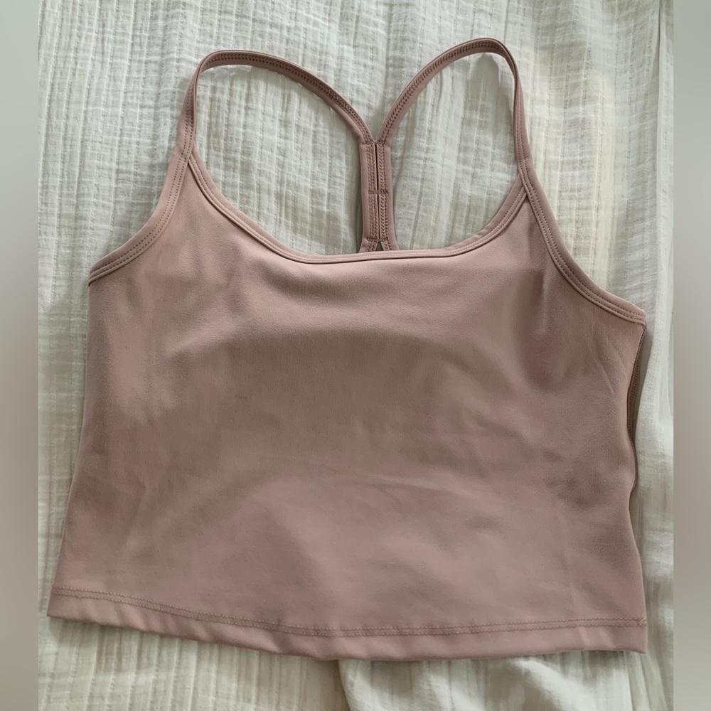 Dark pink workout top